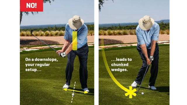 Dave Pelz: Get a Leg Up on Tricky Downhill Lies