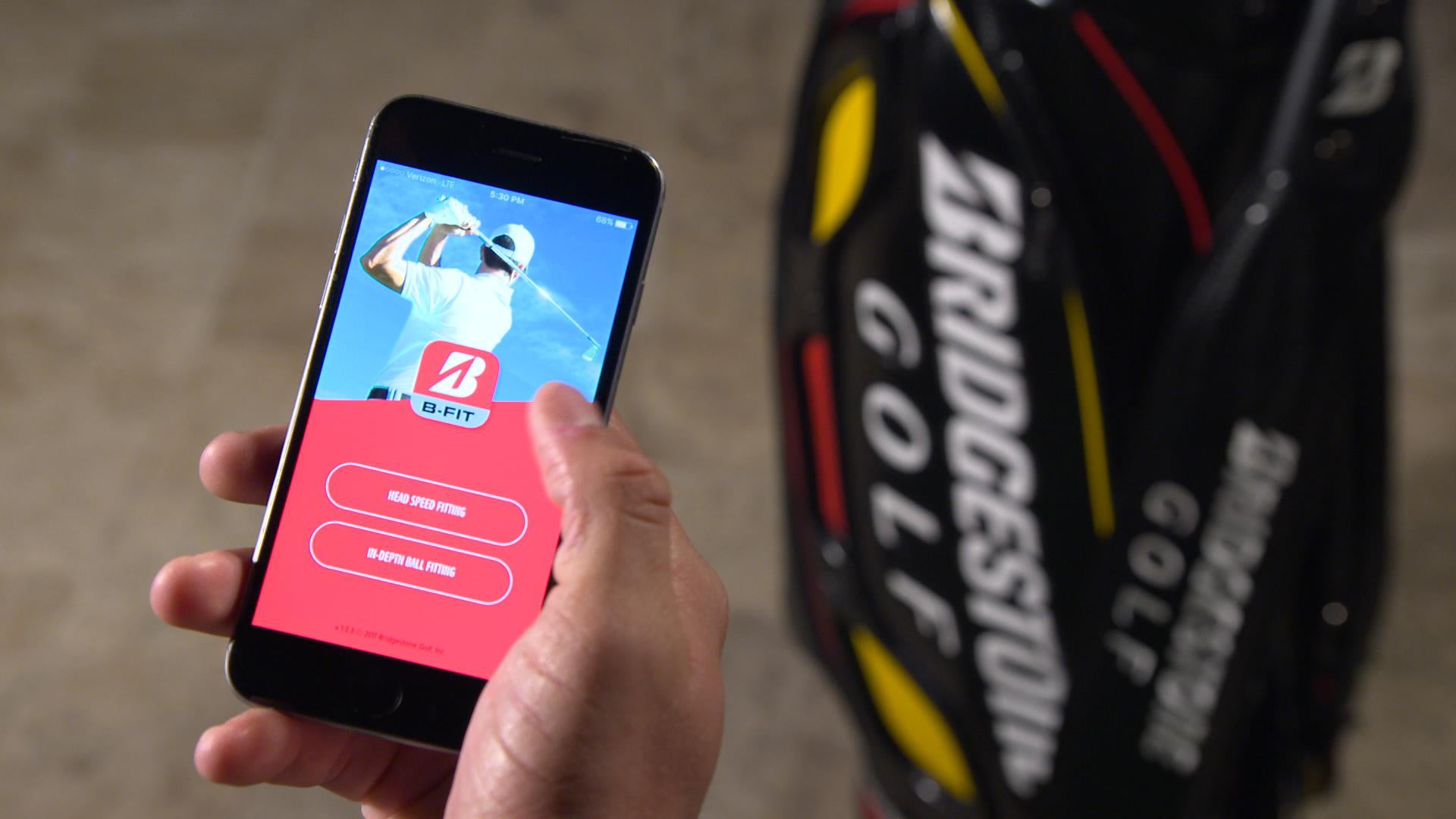 Bridgestone Golf unveils BFIT ball fitting app