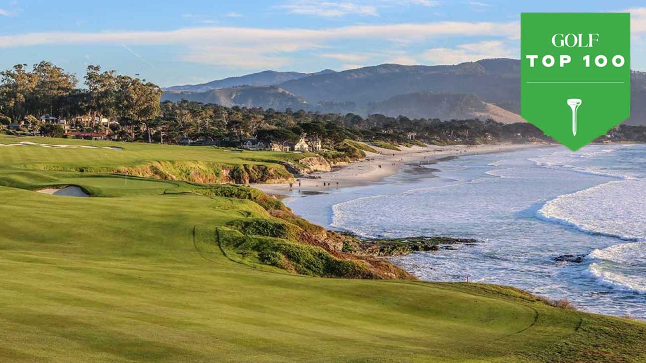 The 9th hole at Pebble Beach Golf Links.