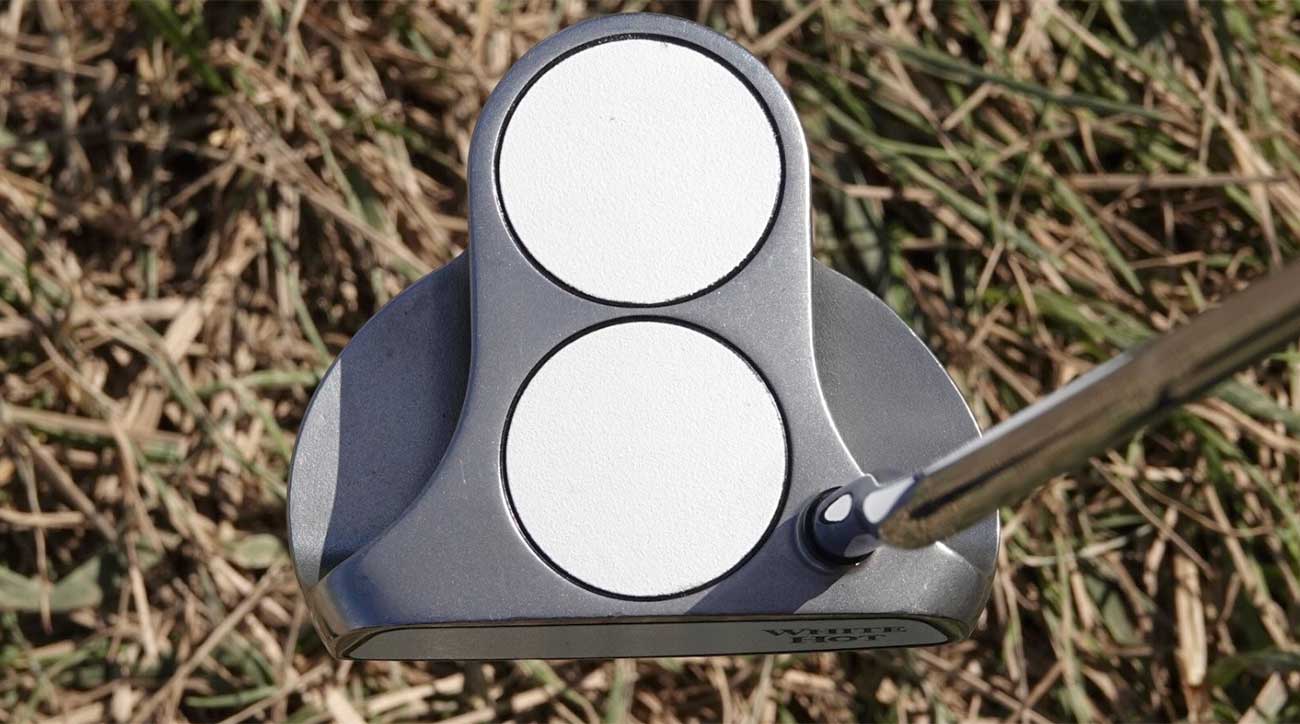 Looking for a spark, Sam Saunders is using a putter that used to belong to his grandfather, Arnold Palmer