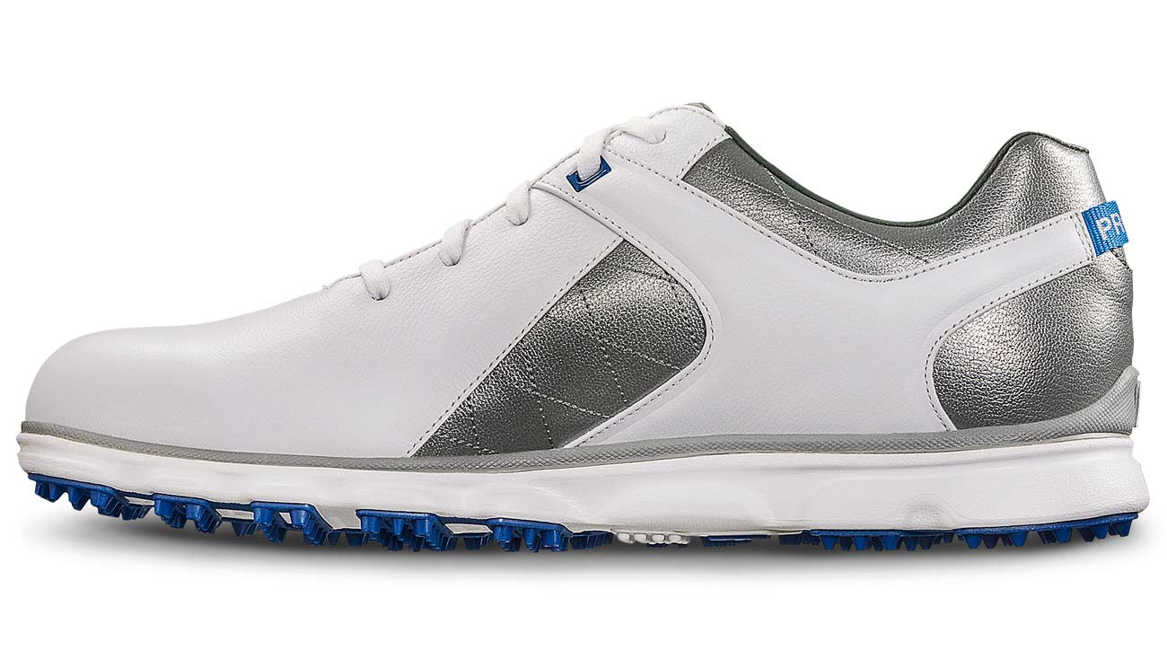 FootJoy's Pro/SL spikeless golf shoes.