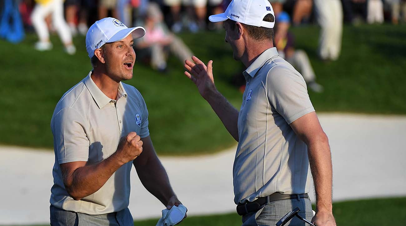 Henrik Stenson, Justin Rose, 2016 Ryder Cup
