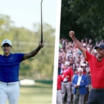 Tiger Woods cam Champ