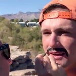 Bryson DeChambeau dresses up as Rickie Fowler for Halloween.