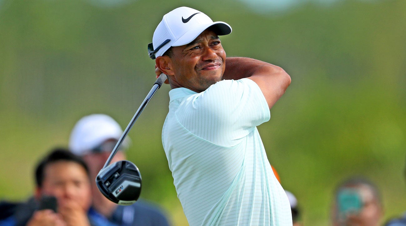 That's more like it: Tiger Woods makes five birdies in second round of Hero to stay in mix