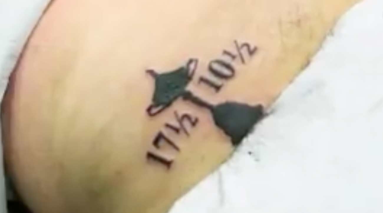 Thomas Bjorn gets celebratory Ryder Cup tattoo — on his rear end
