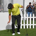 Bryson DeChambeau takes a drop during the Sentry Tournament of Champions.