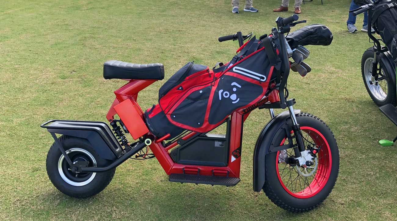 One of Sun Mountain's new FinnCycles at Demo Day 2019