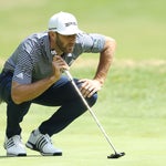 Dustin Johnson led the field in putting in Mexico.