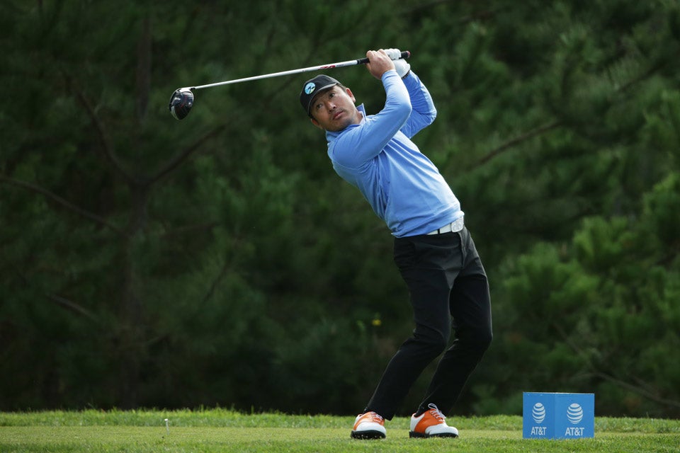 Hosung Choi is 111th after his first round on the PGA Tour &mdash; but you'd never know it by the smile on his face.
