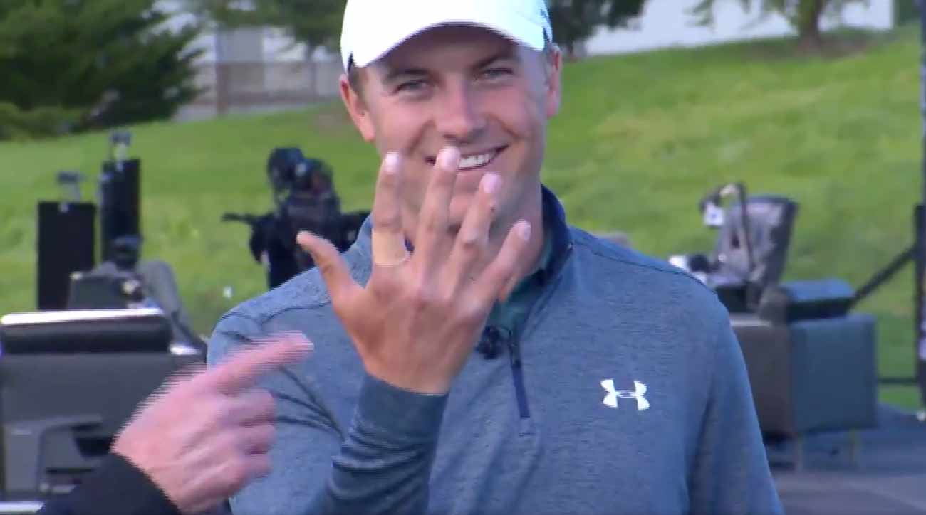 Jordan Spieth hand