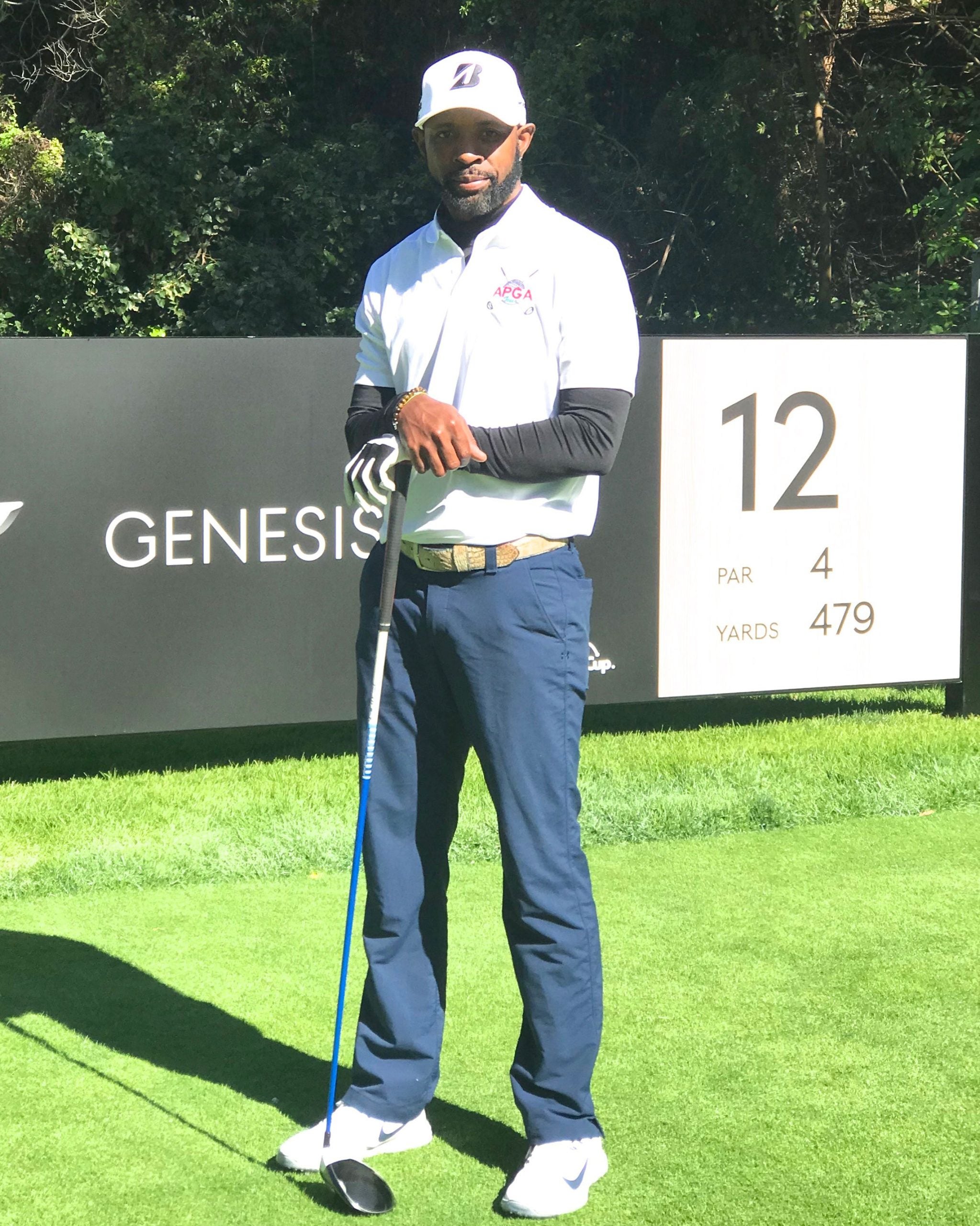 O'Neal on site at Riv, where this week he is making his first Tour start since 2015.