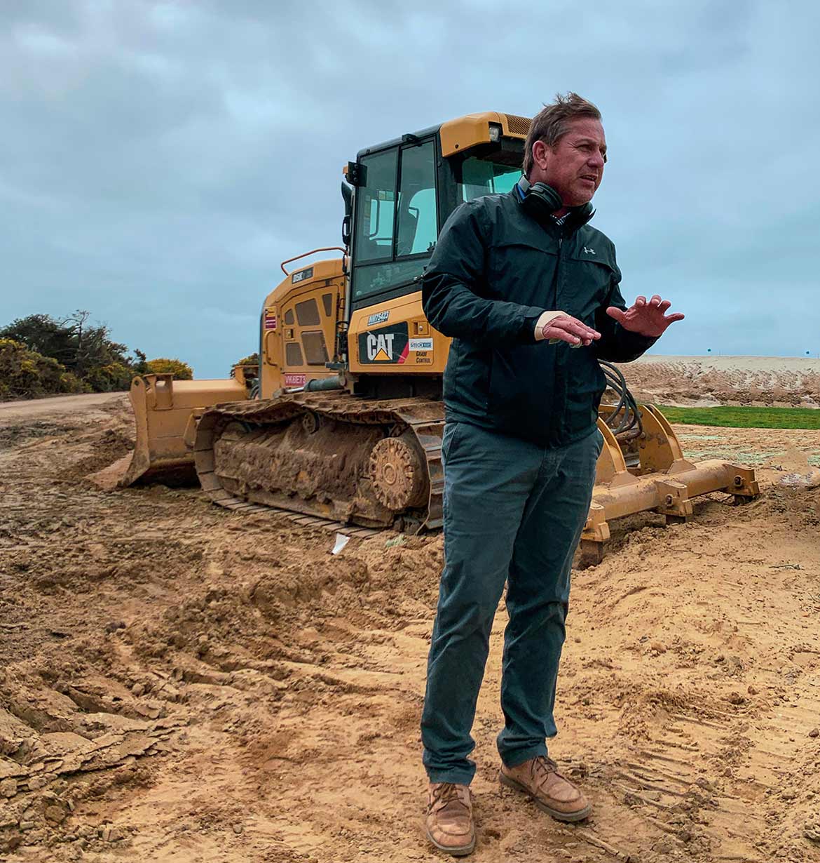 One of Sheep Ranch&rsquo;s four course shapers, Jim Craig, takes some time out of his Saturday to discuss his latest tasks. He also mentions that there won&rsquo;t be a single bunker at Sheep Ranch, at least not initially.