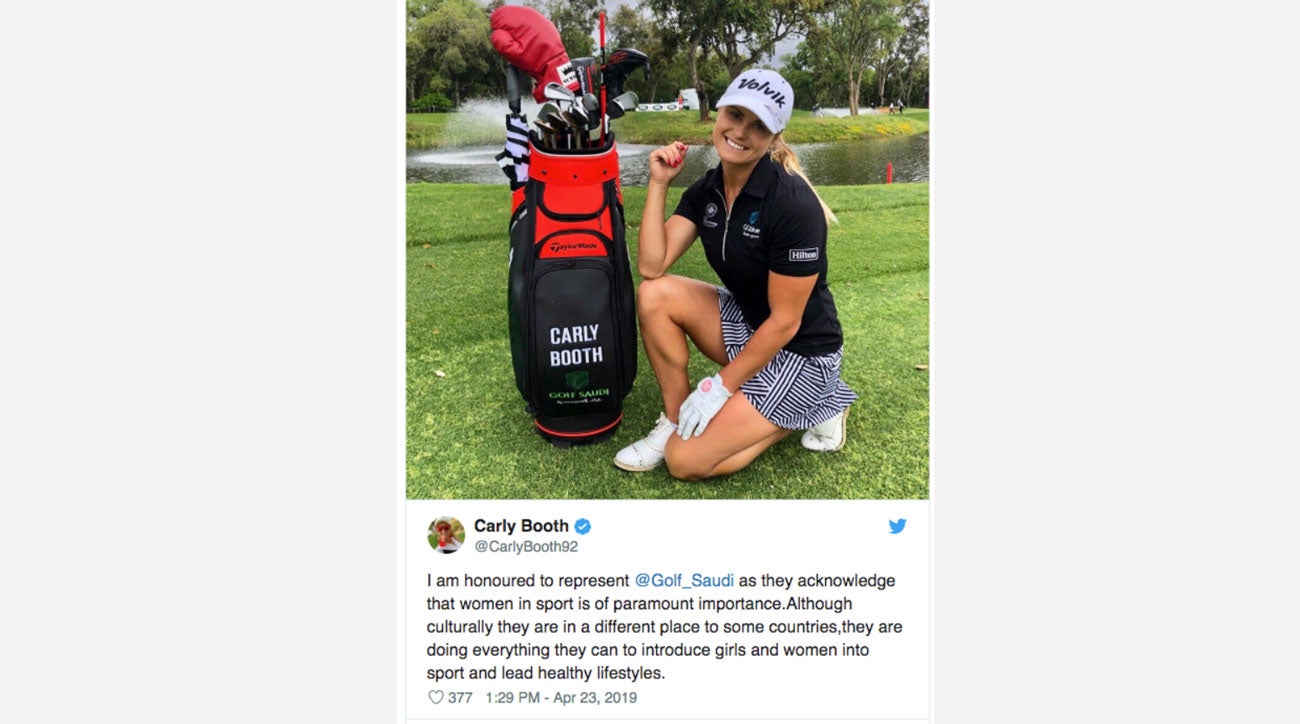 Carly Booth tweet