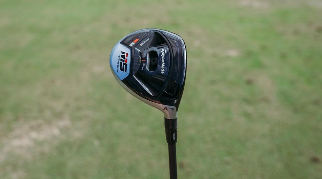 Dustin Johnson's TaylorMade M5 3-wood.