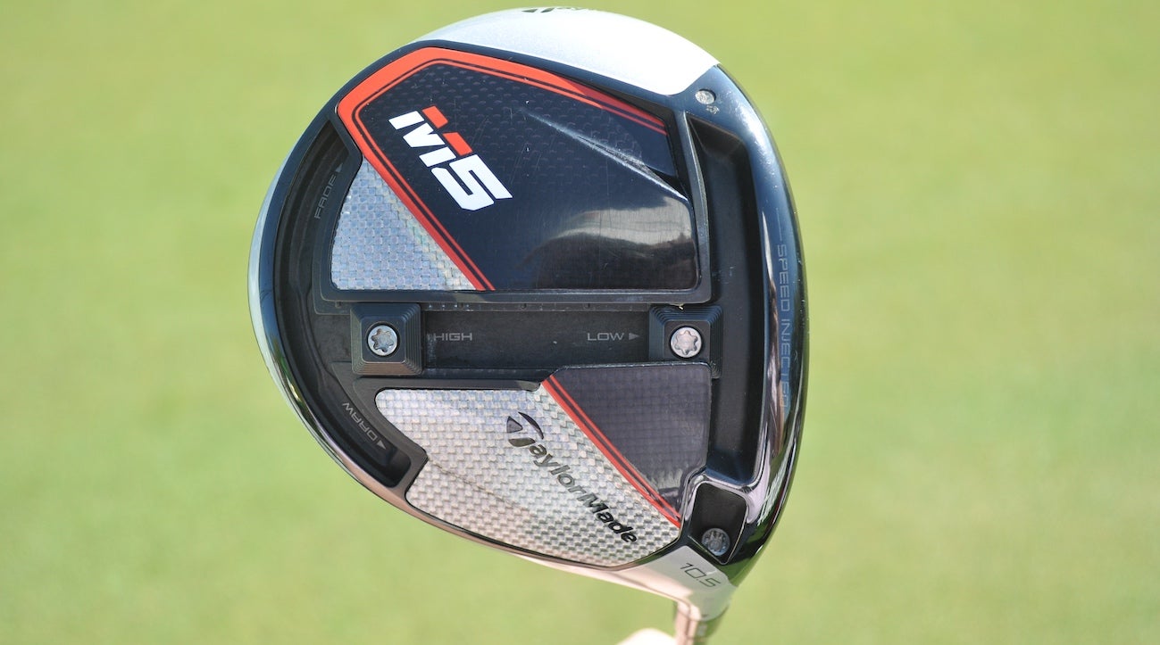 Dustin Johnson's TaylorMade M5 driver.