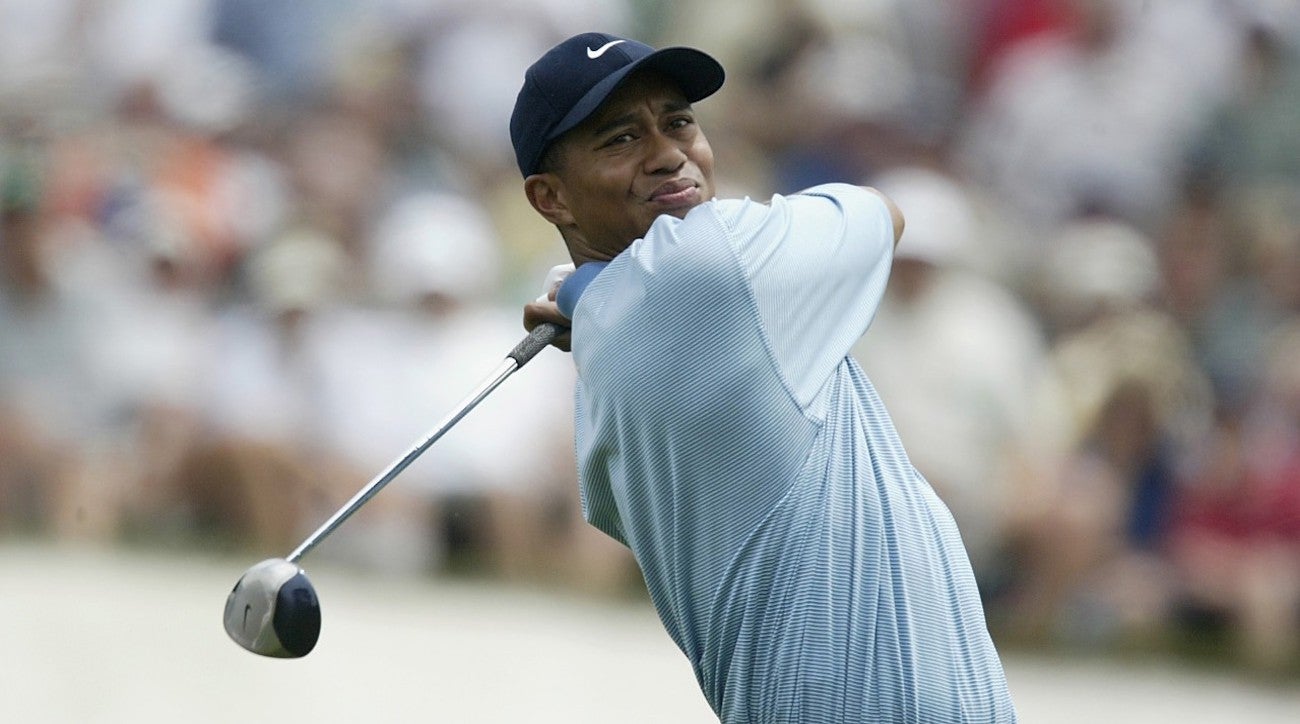 Tiger Woods and his Nike Forged Titanium driver. 