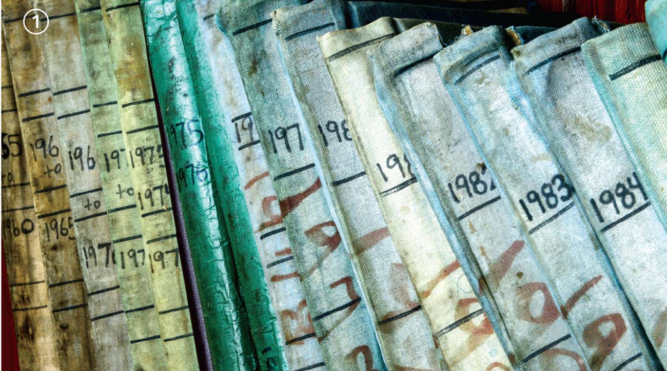 The ledger books where swat stories can be found