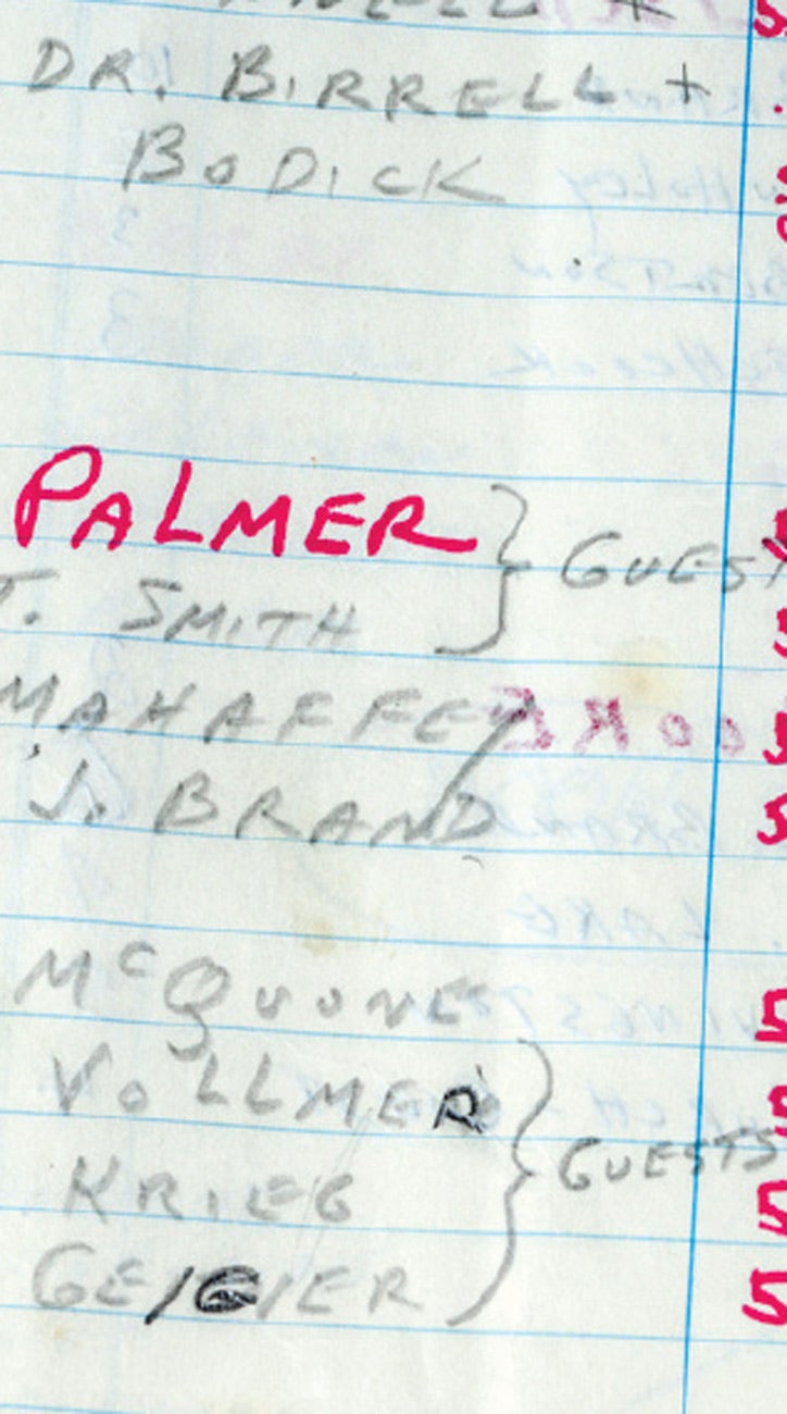 One of the most legendary participants: Arnold Palmer.
