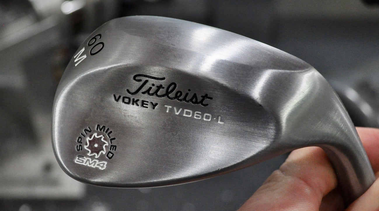 A view of the grind on Koepka's lob wedge.