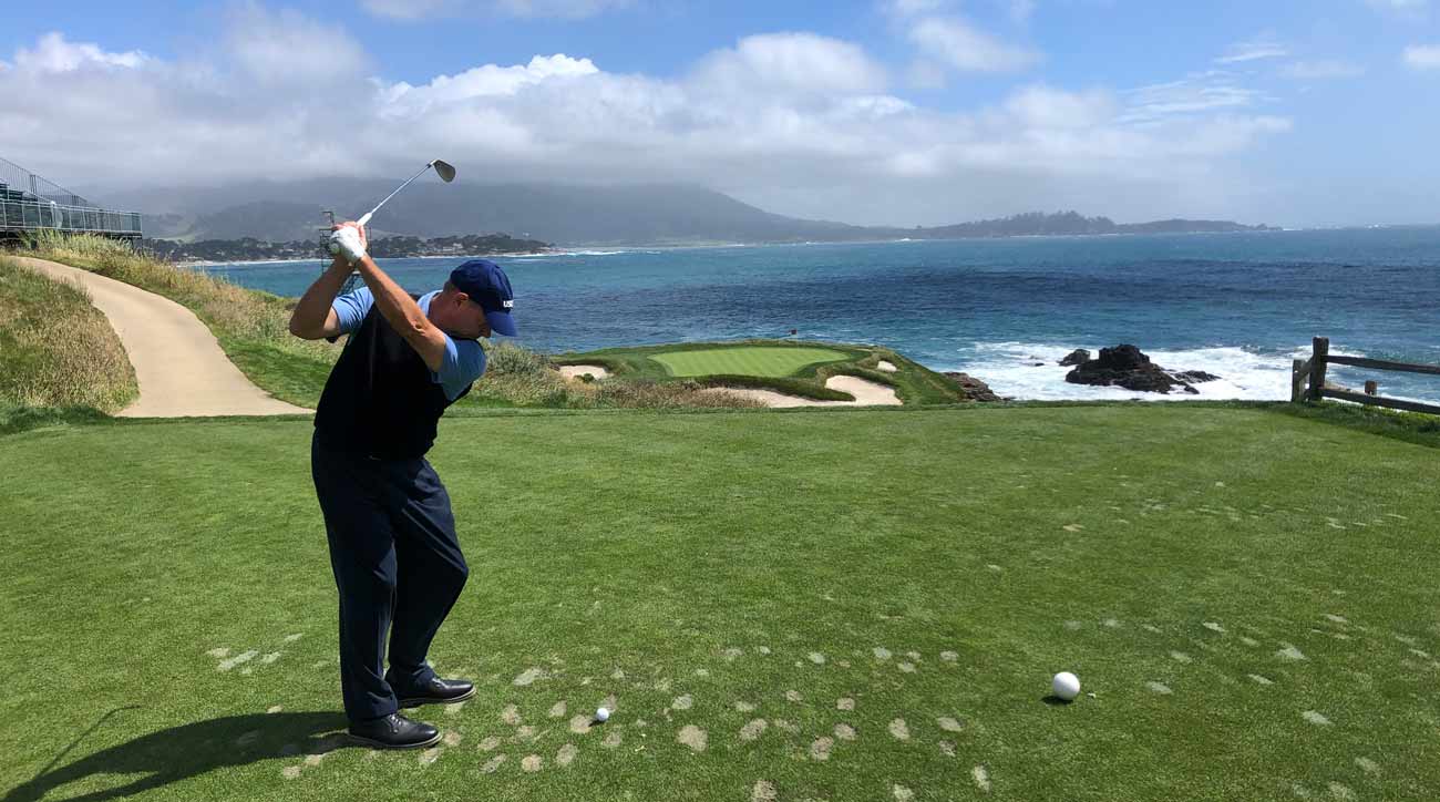 Mike Davis plays to a 4.1 handicap index, by his last check.