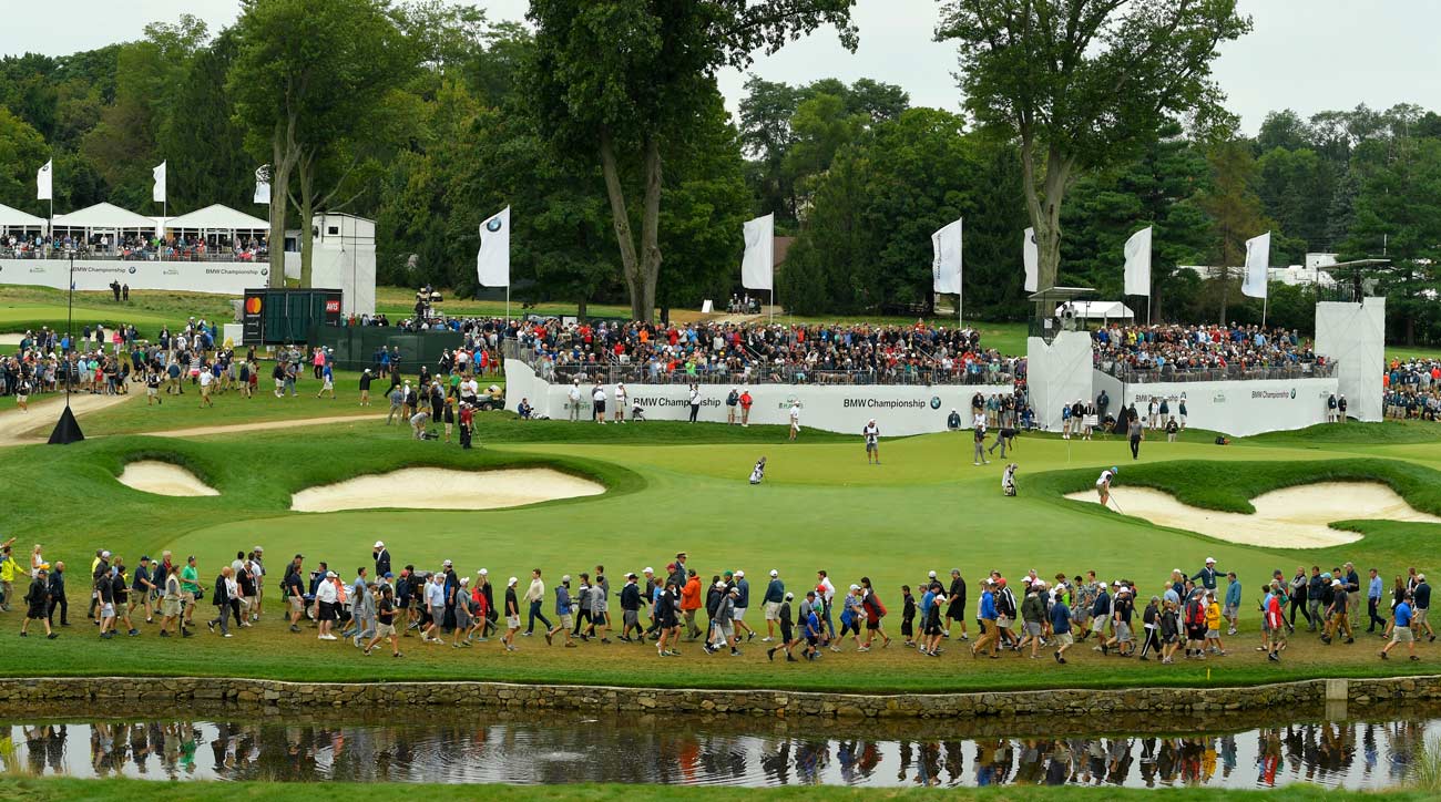 Aronimink pictured during the 2018 BMW Championship.