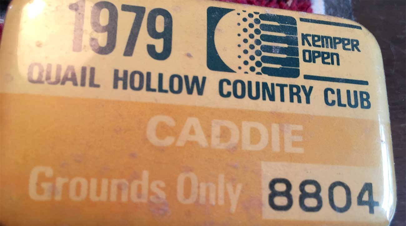 Quail Hollow caddie badge
