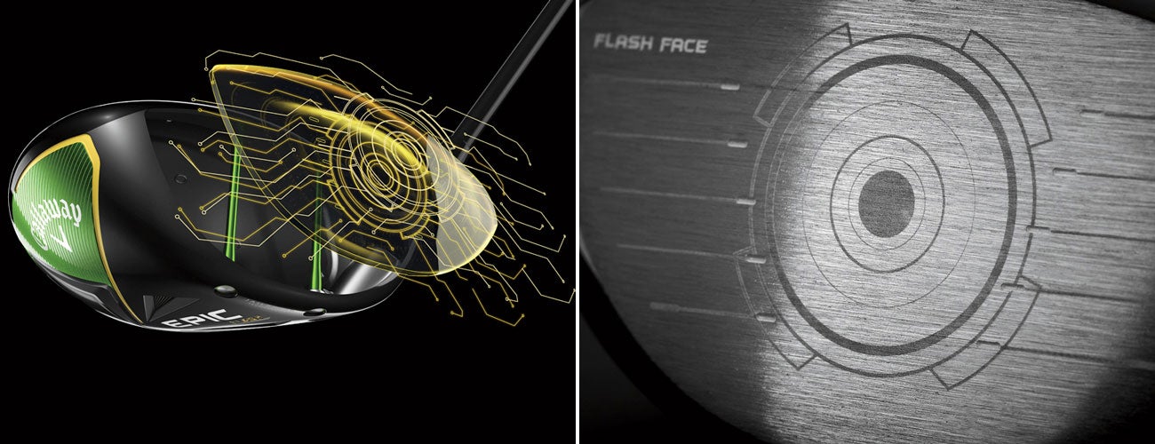 The advanced thinking that gives the Epic Flash its pop involved pairing Callaway's Flash Face and Jailbreak tecnologies.