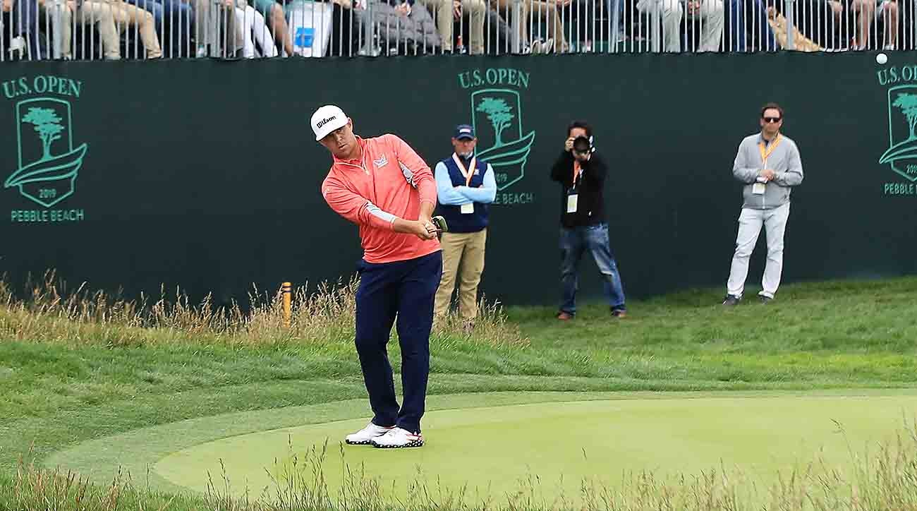 Woodland's deft chip off the putting surface on 17 all but sealed his win at the 2019 U.S. Open.