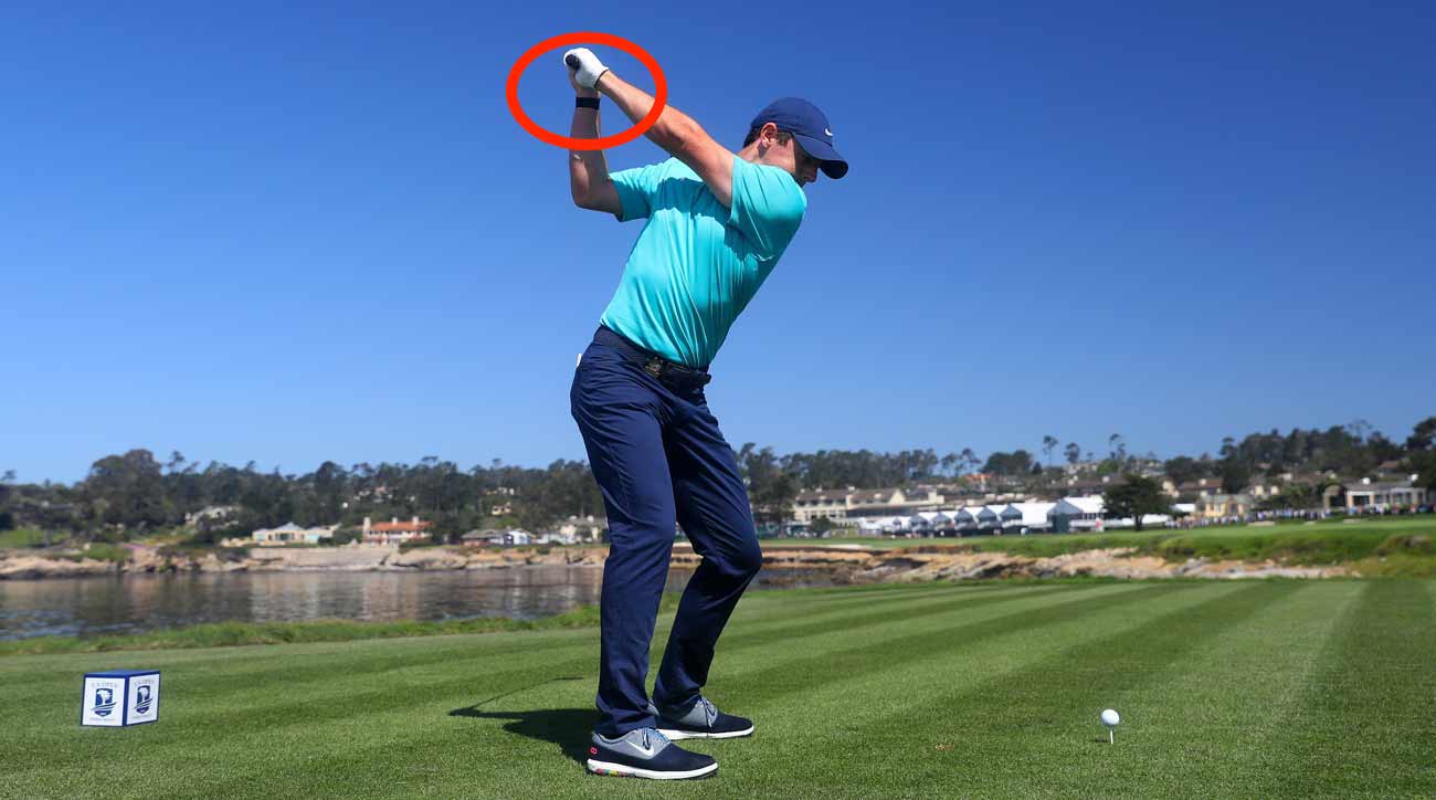 Rory McIlroy wore a WHOOP on his wrist at the U.S. Open.