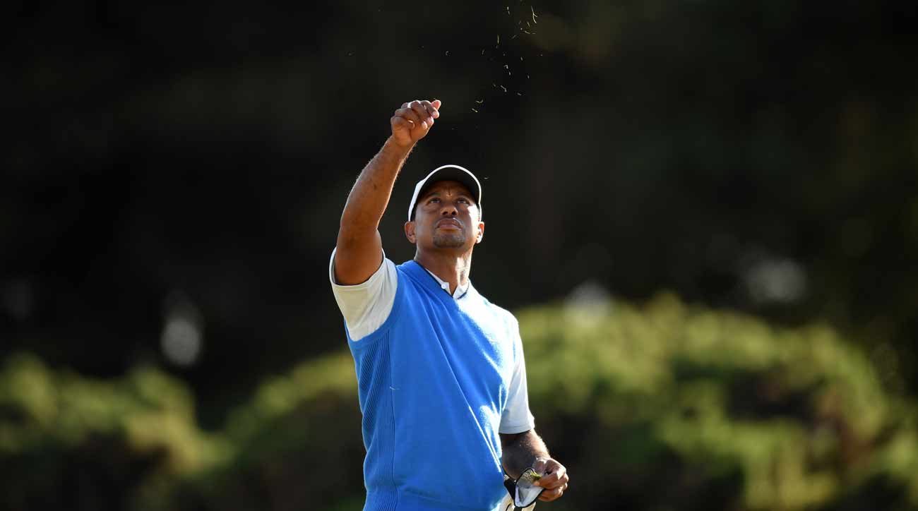 Tiger Woods golf weather atmosphere