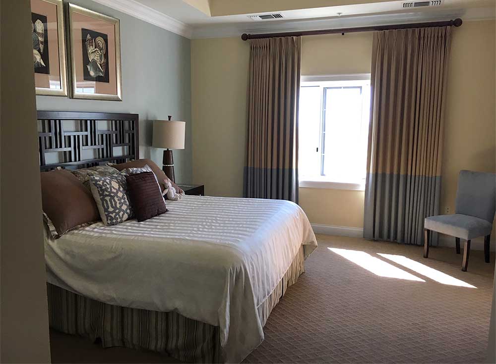 The rooms at Hammock Beach Resort are spacious.