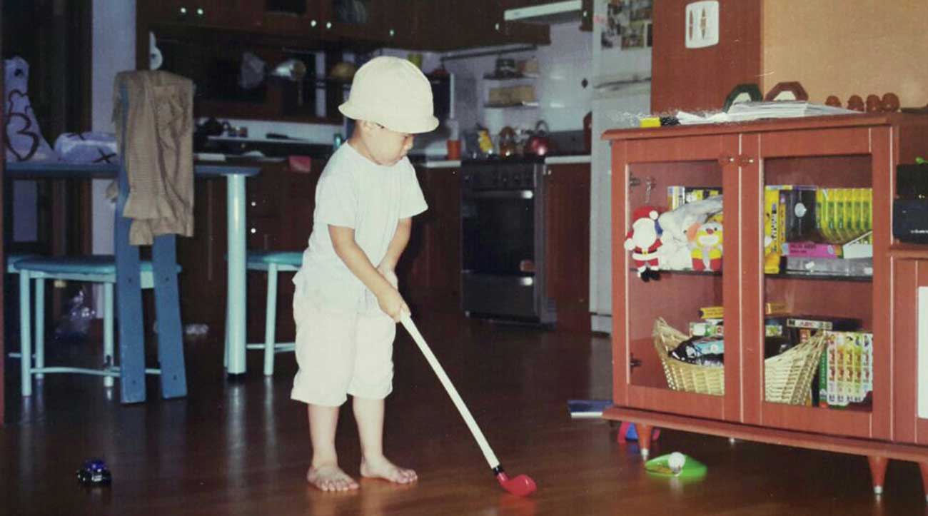 You could see his perfect setup way back when.