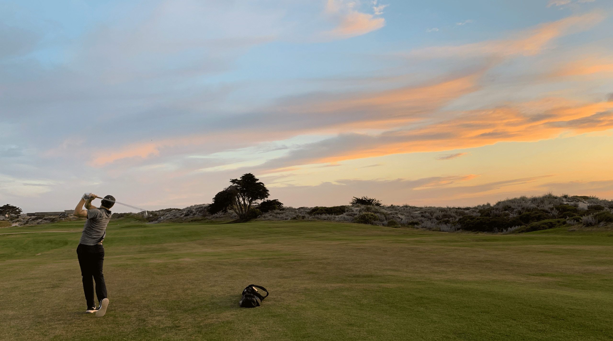 The approach into the par-4 15th.