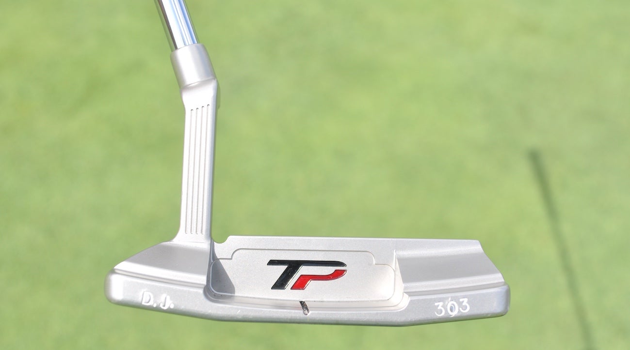 Dustin Johnson's TaylorMade TP Juno putter. 
