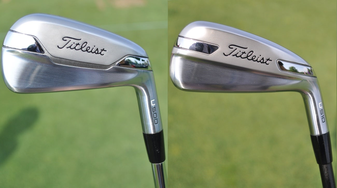 Titleist's U500 and U510 utility irons.