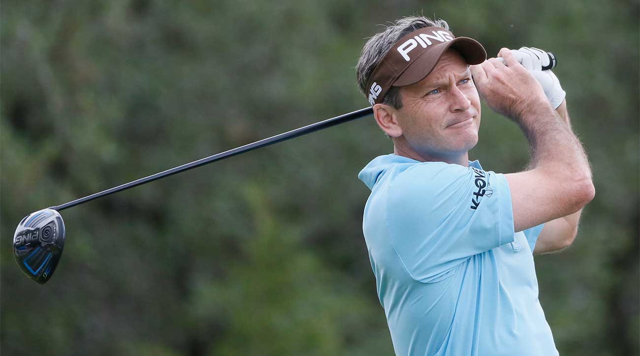 Mark Wilson hits driver.