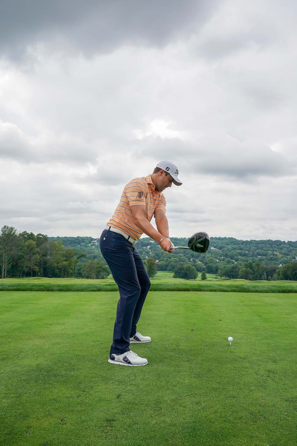 Peter Uihlein Swing Sequence Montclair Golf Club, West Orange, New Jersey, USA 8/20/18 GF-144 TK4 Credit: Jesse Reiter