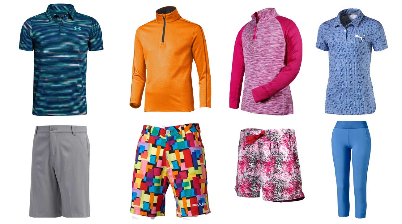 kids golf apparel