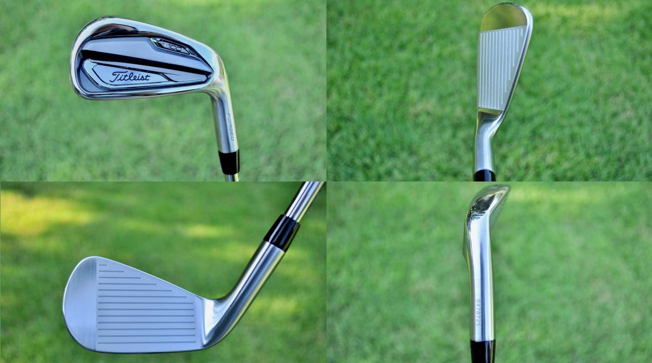 The new Titleist T100 iron model.