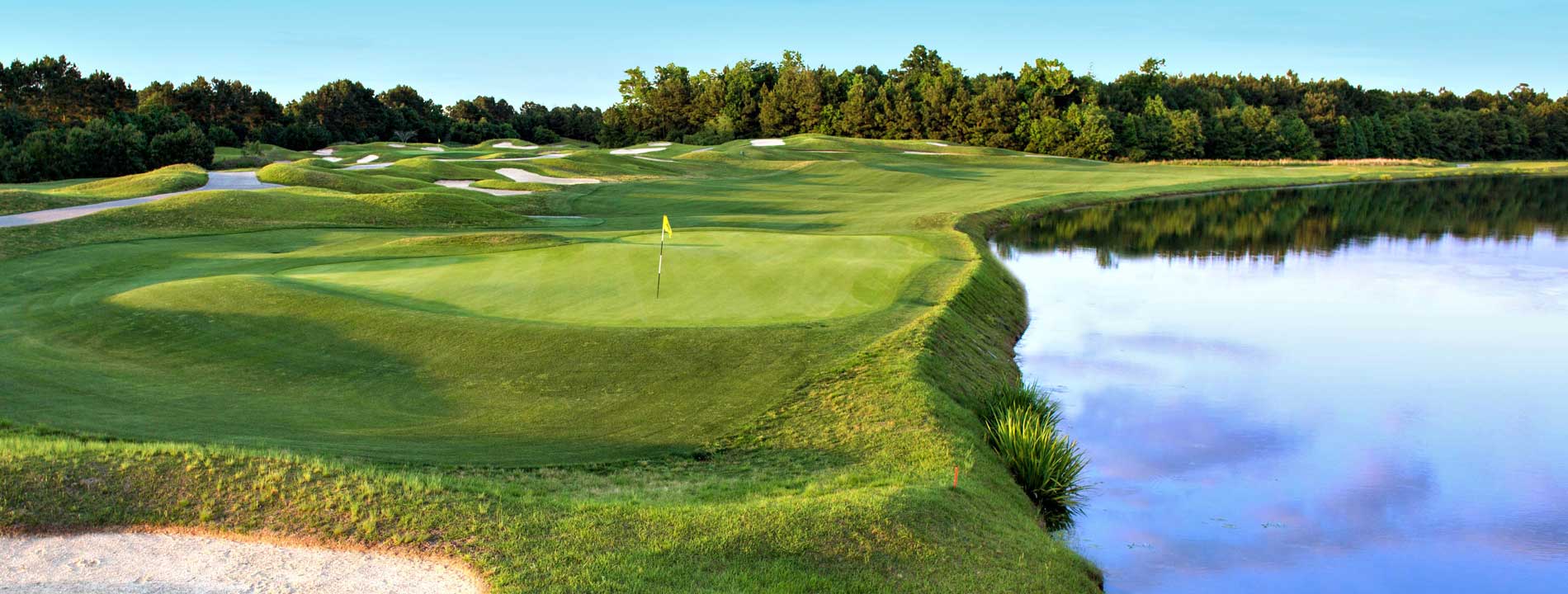 No. 18 at Barefoot Resort's Dye Course.