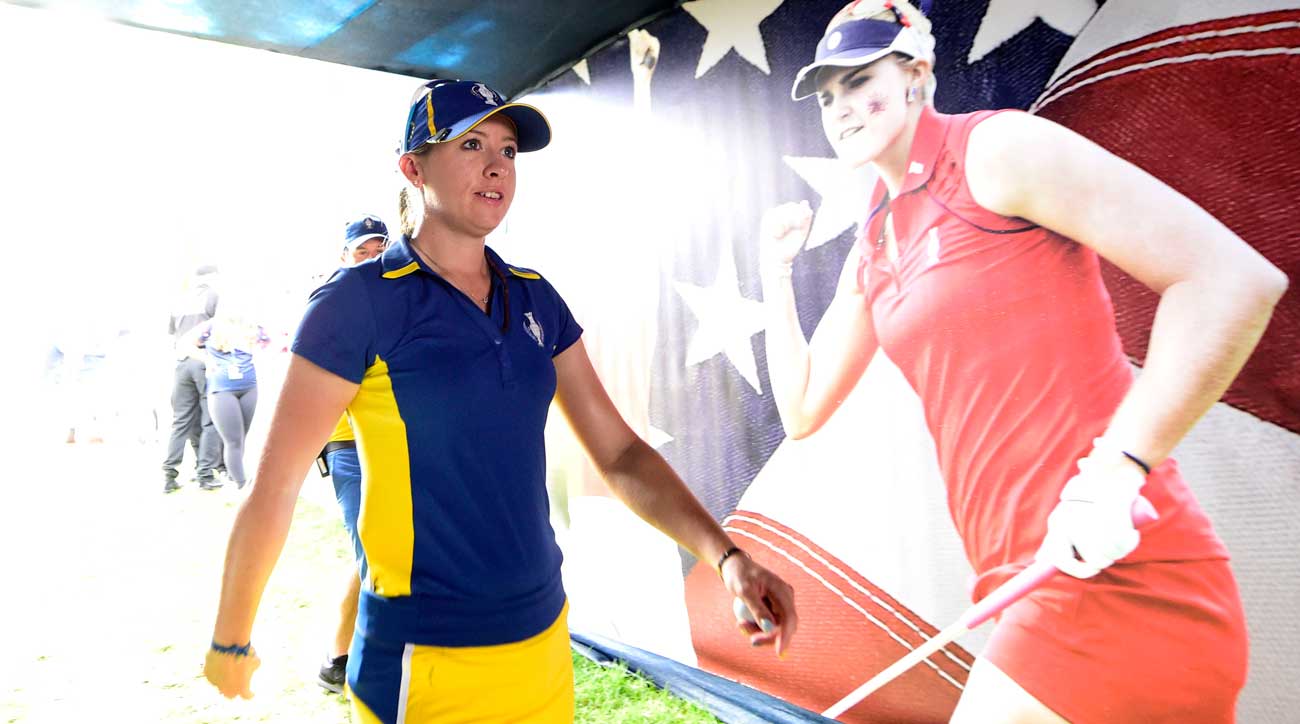 Solheim Cup player Jodi Ewart Shadoff in 2017