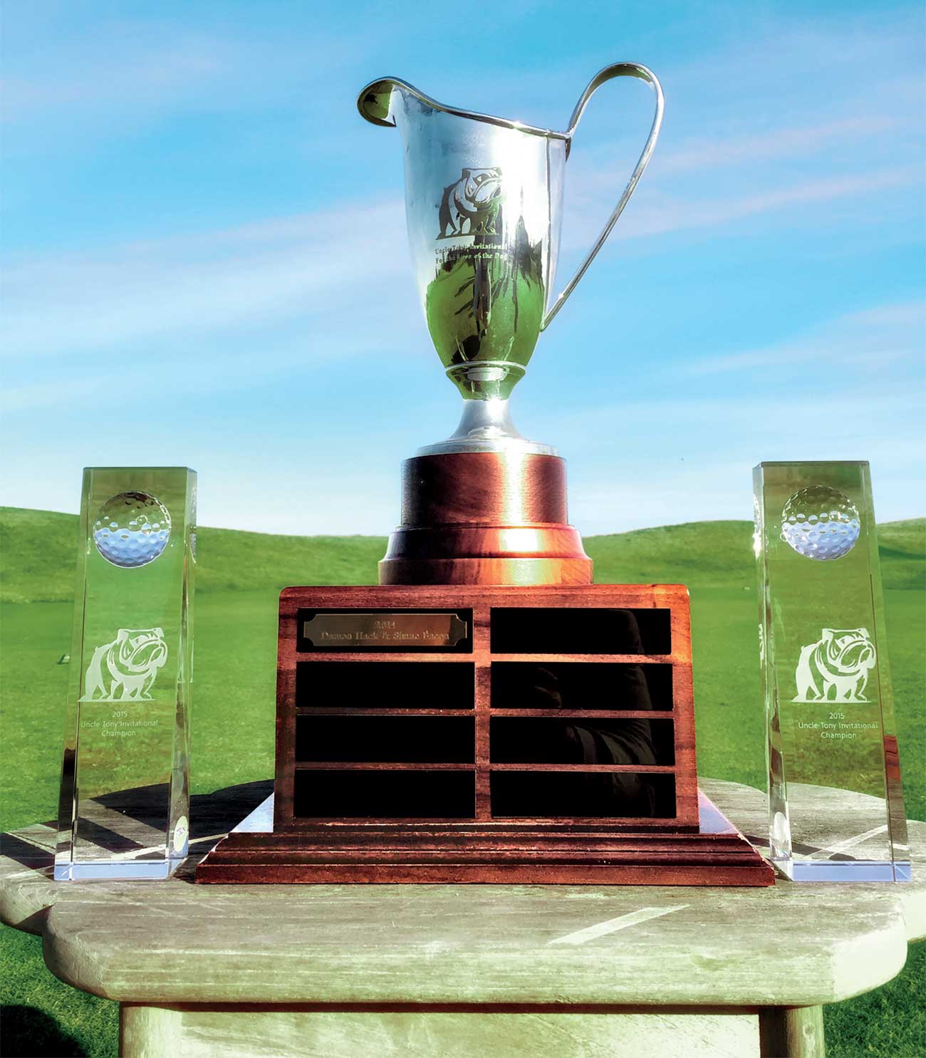 Uncle Tony&rsquo;s hardware isn&rsquo;t exactly the Claret Jug, but, hey, you can still drink from it.