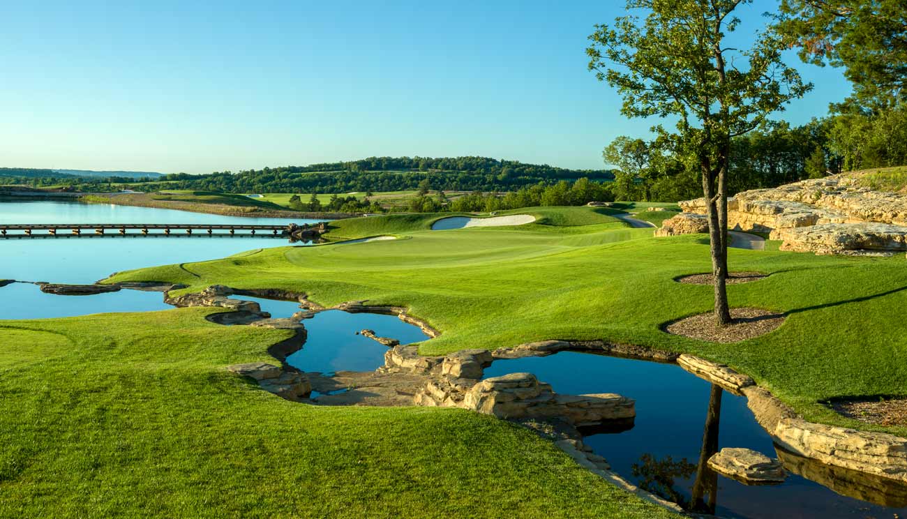 The 4th is one of 10 holes currently ready for play at Payne's Valley.