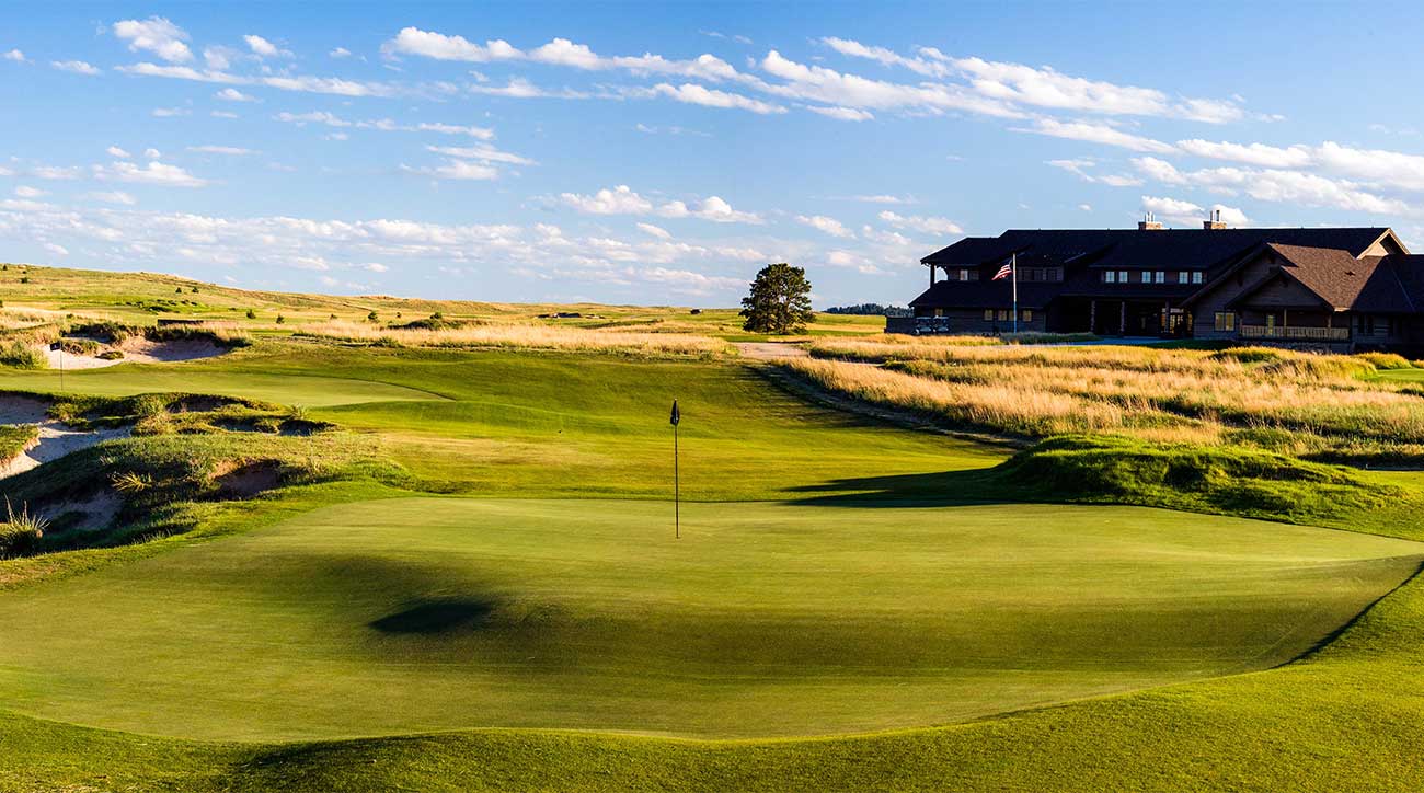 A shot of one of the golf courses at the Prairie Club in Valentine, Neb.