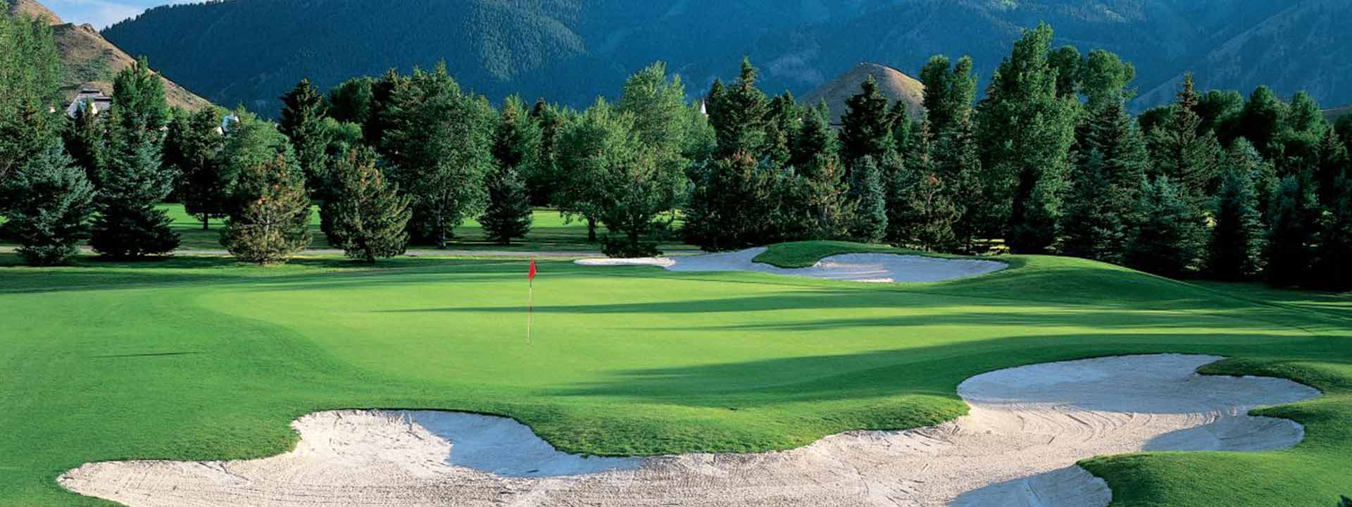 A view of one of the courses at Sun Valley Resort.
