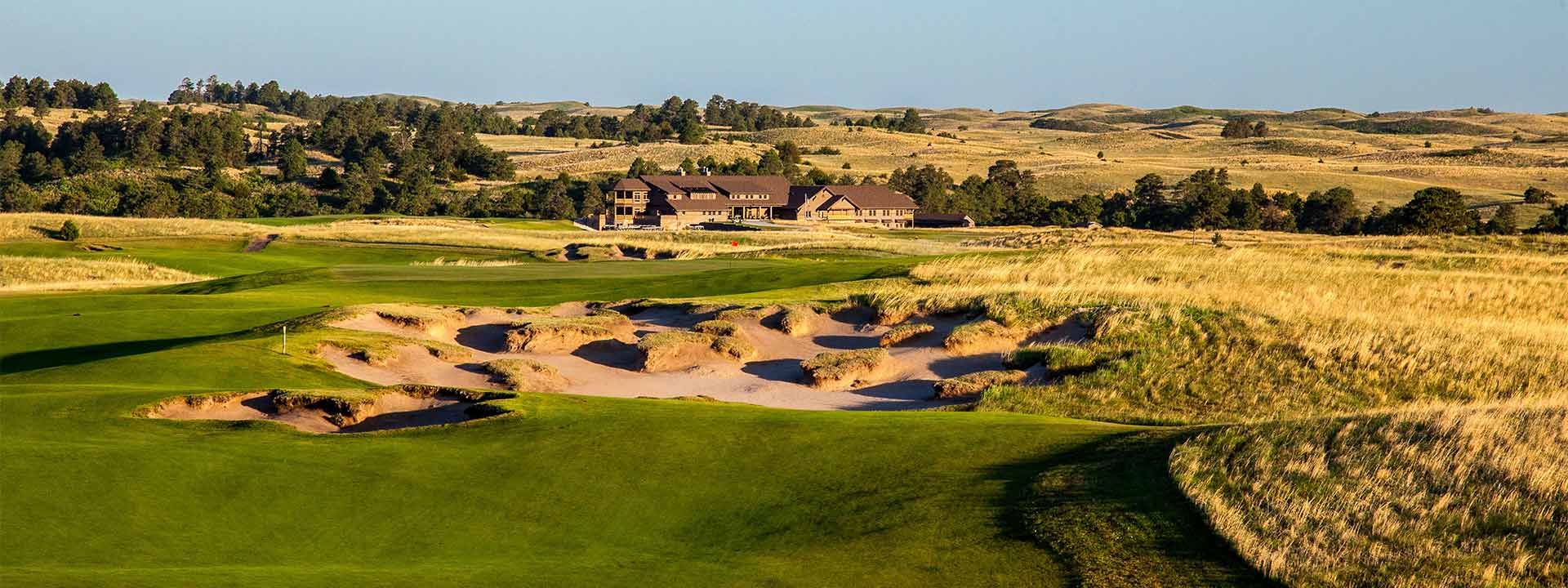 A shot of one of the golf courses at the Prairie Club in Valentine, Neb.