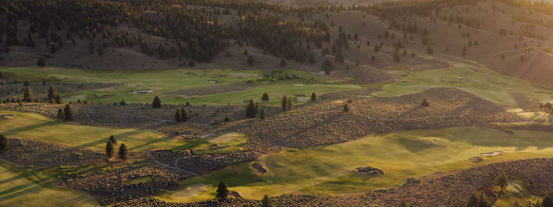 A view of the golf course at The Retreat, Links and Spa at Silvies Valley Ranch.