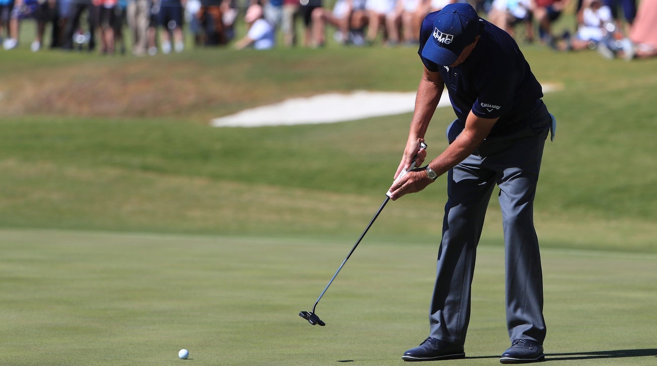 Phil Mickelson has rarely employed a mallet putter over the course of his illustrious career. 