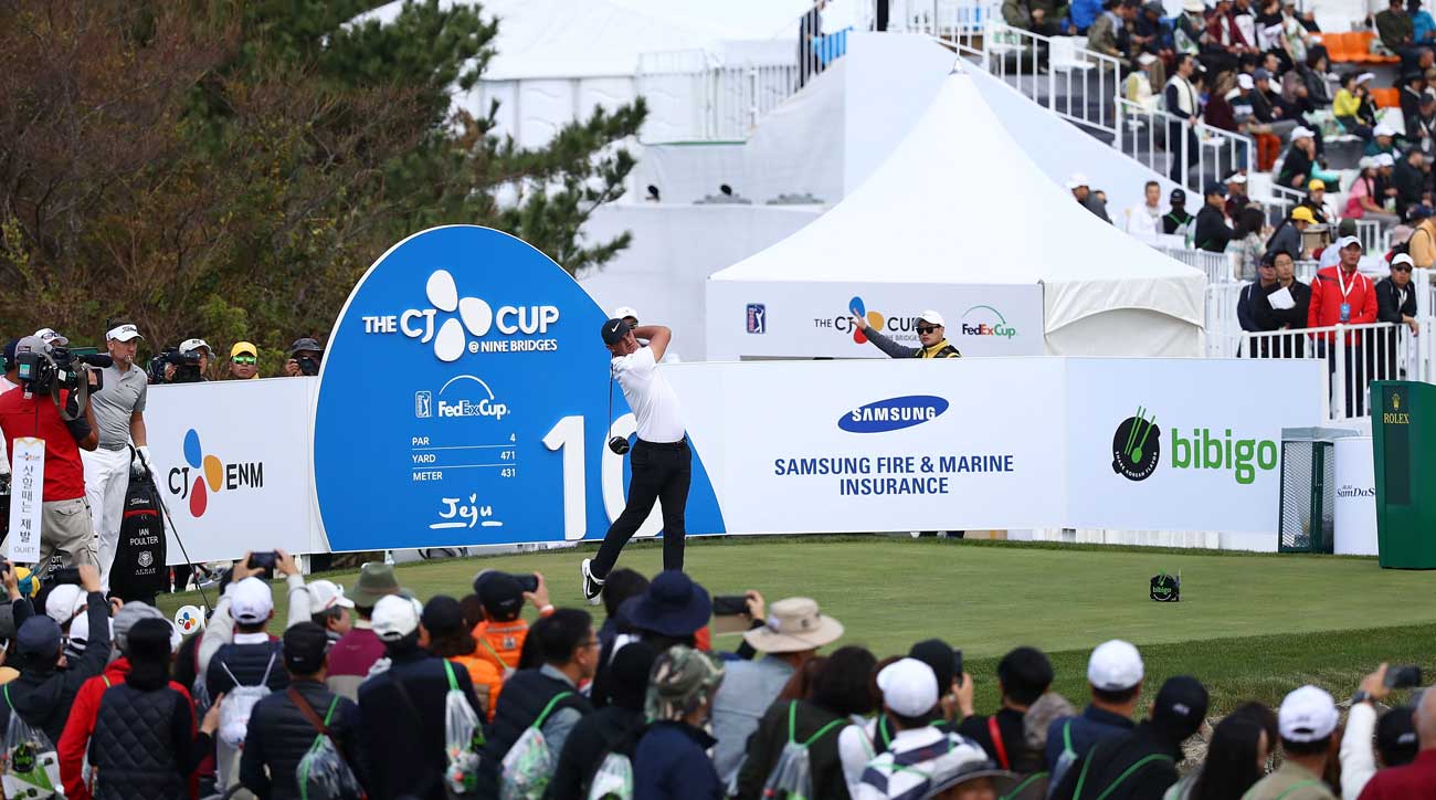 Brooks Koepka will try to defend his 2018 title at the 2019 CJ Cup.